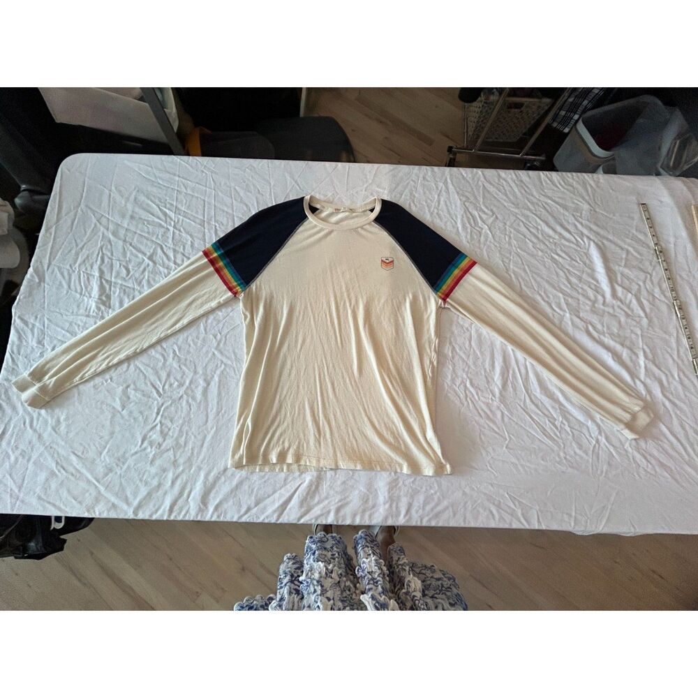 Marine Layer Long Sleeve Baseball Shirt M/L